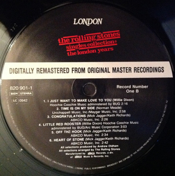The Rolling Stones : Singles Collection ✱ The London Years (4xLP, Comp, RM + Box)