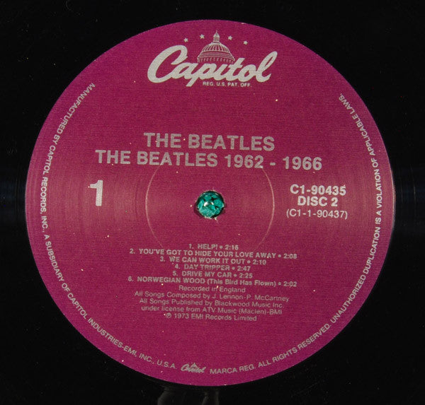 The Beatles : 1962-1966 (2xLP, Comp, RE, C1,)