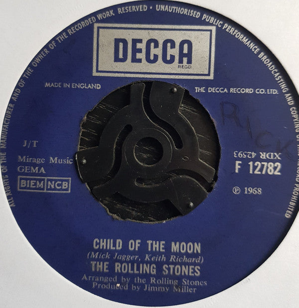 The Rolling Stones : Jumpin' Jack Flash (7", Single)