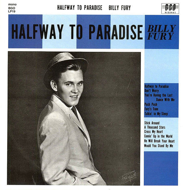 Billy Fury : Halfway To Paradise (LP, Mono, RE)