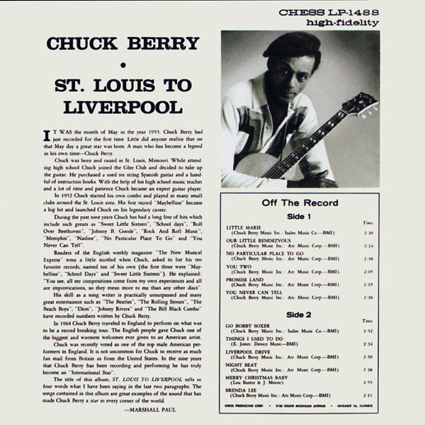 Chuck Berry : St. Louis To Liverpool (CD, Album, RE, RM)
