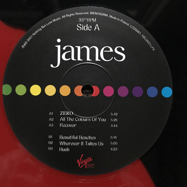 James : All The Colours Of You (2xLP, Album, Ltd, Red)