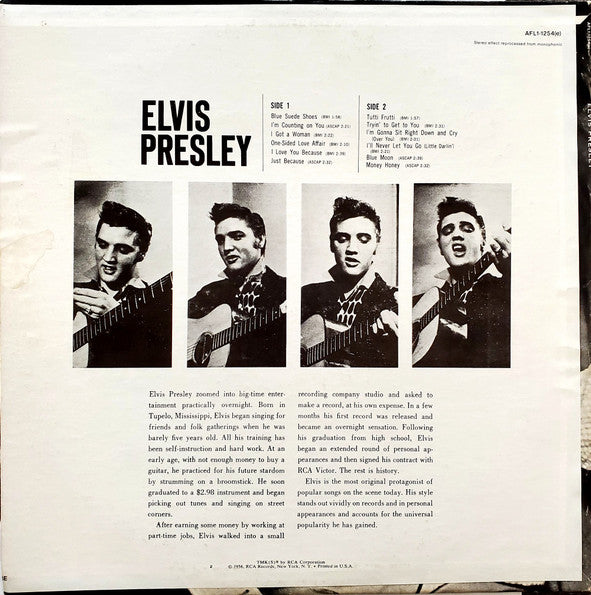 Elvis Presley : Elvis Presley (LP, Album, RE, Ind)