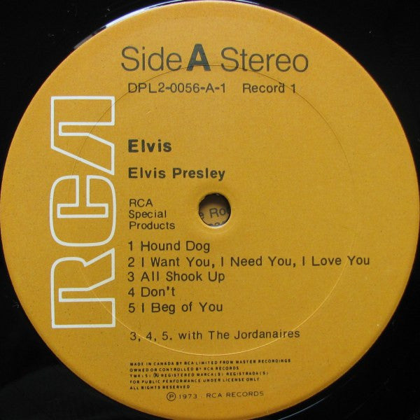 Elvis Presley : Elvis (2xLP, Comp)