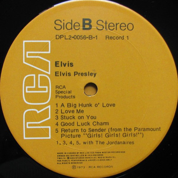 Elvis Presley : Elvis (2xLP, Comp)