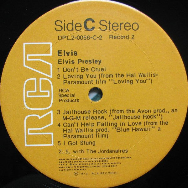 Elvis Presley : Elvis (2xLP, Comp)