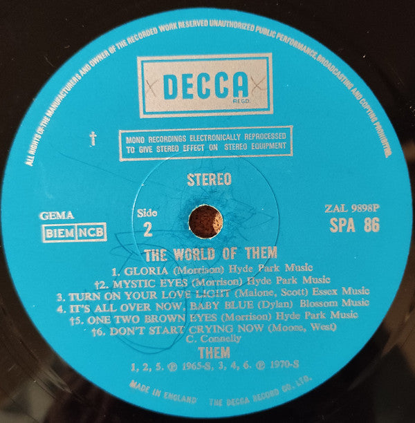 Them (3) : The World Of Them (LP, Comp)