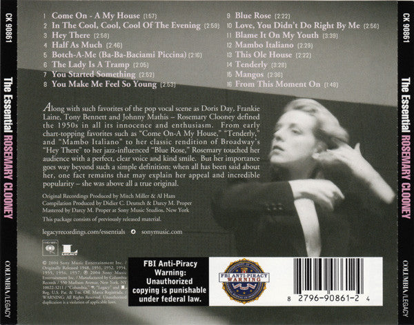 Rosemary Clooney : The Essential Rosemary Clooney (CD, Comp)