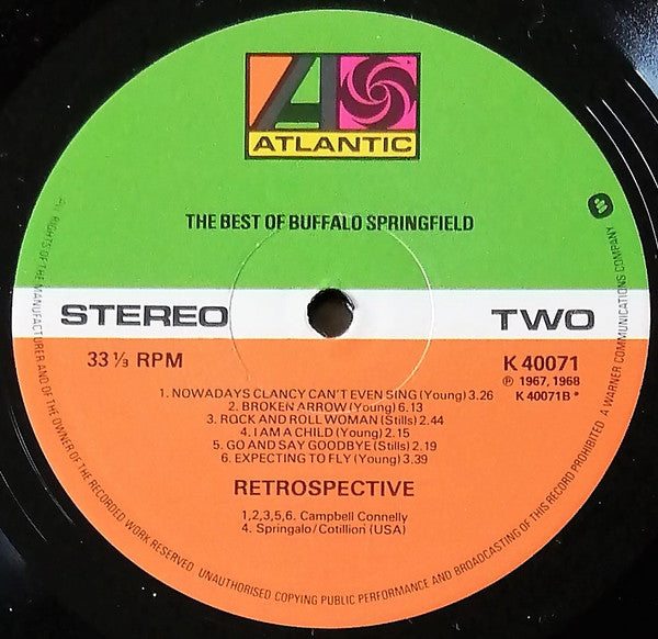 Buffalo Springfield : Retrospective - The Best Of Buffalo Springfield (LP, Comp, RE)