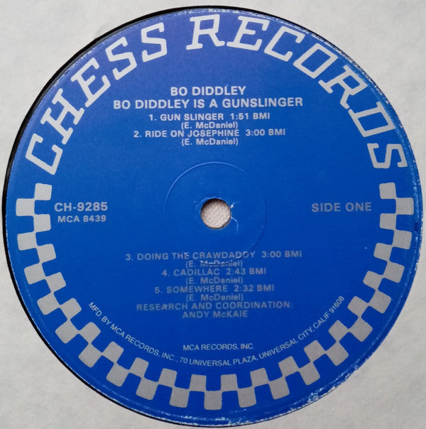 Bo Diddley : Bo Diddley Is A Gunslinger (LP, Album, RE)