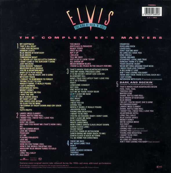 Elvis Presley : The King Of Rock 'N' Roll: The Complete 50's Masters (Box + 5xCD, Comp, RM)