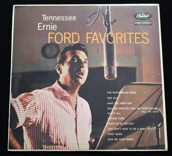 Tennessee Ernie Ford : Favorites (LP, Comp, Mono, RE)
