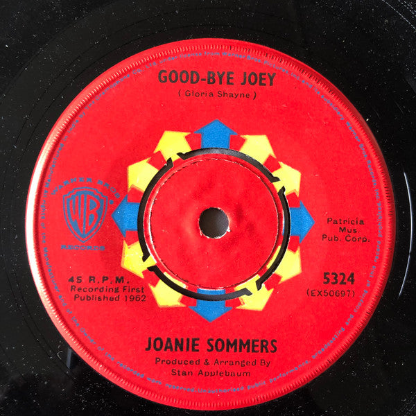 Joanie Sommers : Good-Bye Joey (7", Single)