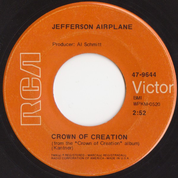 Jefferson Airplane : Crown Of Creation / Lather (7")