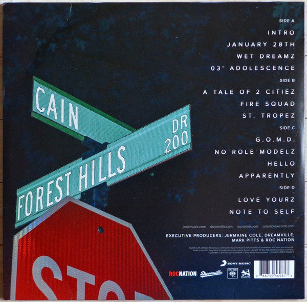 J. Cole : 2014 Forest Hills Drive (2xLP, Album)