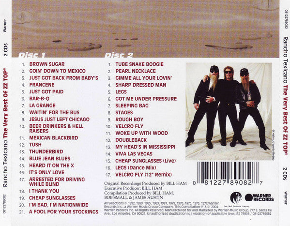 ZZ Top : Rancho Texicano: The Very Best Of ZZ Top (2xCD, Comp, RM, RP)