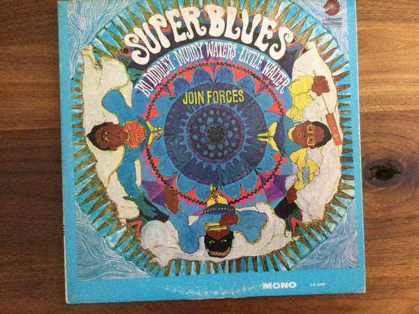 Bo Diddley, Little Walter, Muddy Waters : Super Blues (LP, Album, Mono, Promo)