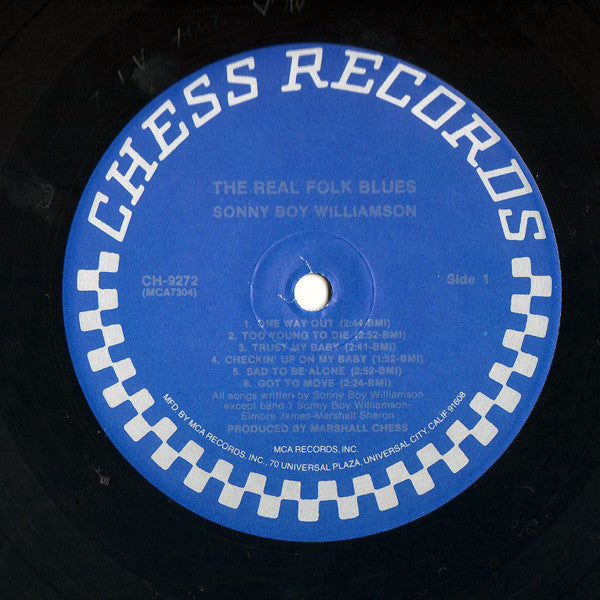 Sonny Boy Williamson (2) : The Real Folk Blues (LP, Album, RE)