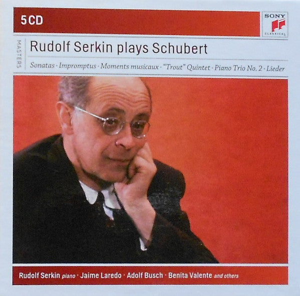 Franz Schubert, Rudolf Serkin : Rudolf Serkin Plays Schubert (5xCD, Comp)
