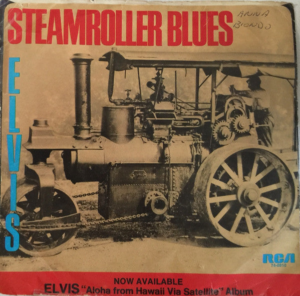 Elvis Presley : Fool / Steamroller Blues (7", Single, Ind)