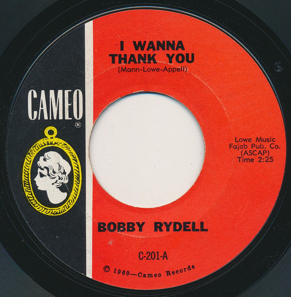 Bobby Rydell : I Wanna Thank You (7", Single, Mon)