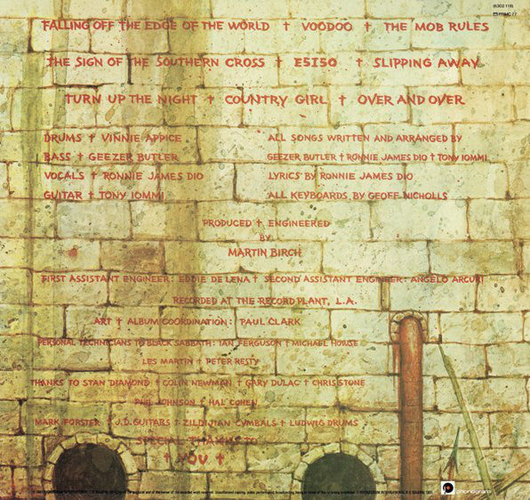 Black Sabbath : Mob Rules (LP, Album, RE)