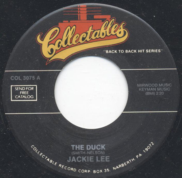 Jackie Lee / Eugene Church : The Duck / Pretty Girls Everywhere (7", Dou)