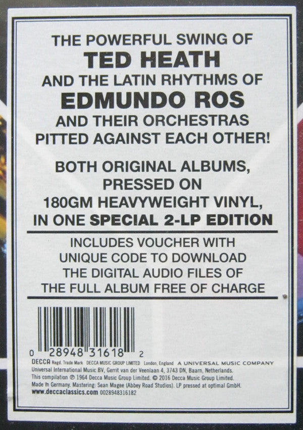 Ted Heath vs. Edmundo Ros : Vols 1 & 2: Swing vs. Latin / Round 2 (2xLP, Comp, 180)