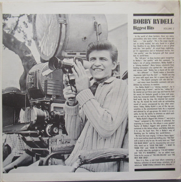 Bobby Rydell : Biggest Hits Volume 2 (LP, Comp, Mono)