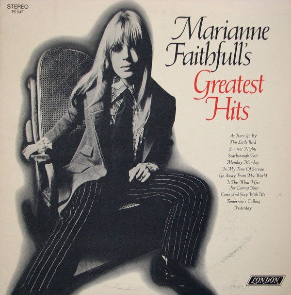 Marianne Faithfull : Marianne Faithfull's Greatest Hits (LP, Comp)