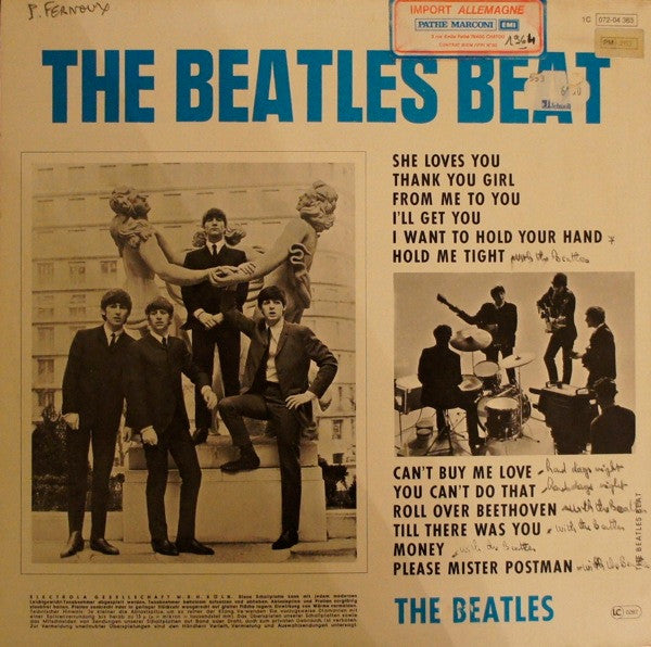 The Beatles : The Beatles Beat (LP, Comp, RE, Gre)