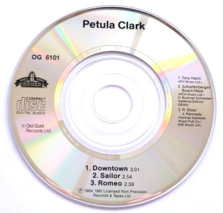 Petula Clark : Downtown / Sailor / Romeo (CD, Mini, Single)