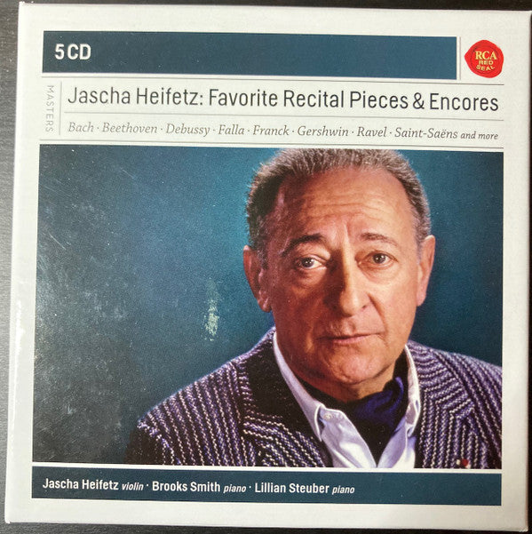 Jascha Heifetz : Favorite Recital Pieces & Encores (5xCD + Box)