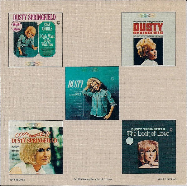 Dusty Springfield : Stay Awhile - I Only Want To Be With You (CD, Album, RE, RM)