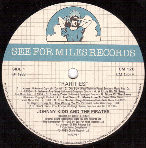 Johnny Kidd & The Pirates : Rarities (LP, Comp, Mono)