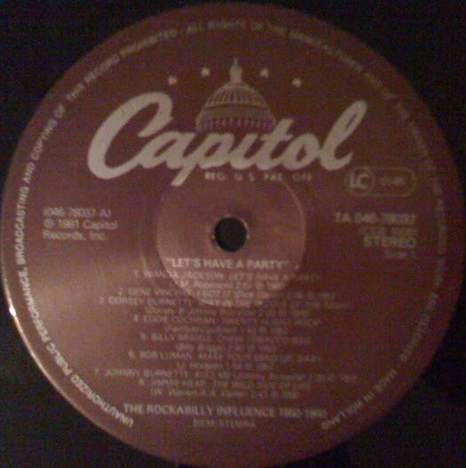 Various : Let's Have A Party - The Rockabilly Influence 1950 - 1960 (LP, Comp)