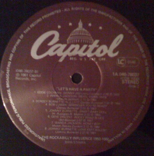 Various : Let's Have A Party - The Rockabilly Influence 1950 - 1960 (LP, Comp)