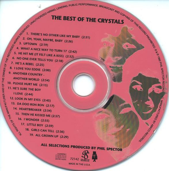 The Crystals : The Best Of The Crystals (CD, Comp)