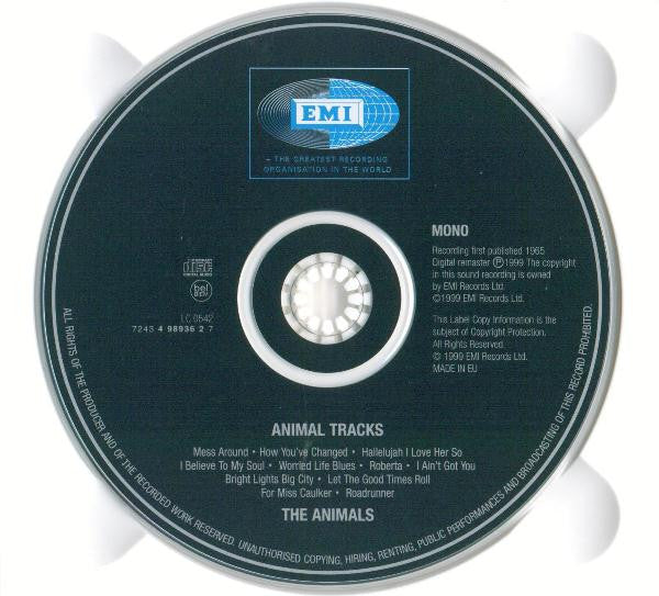 The Animals : Animal Tracks (CD, Album, Mono, RE, RM, Dig)