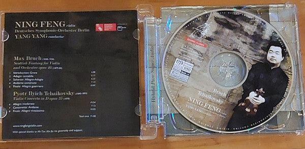 Max Bruch, Pyotr Ilyich Tchaikovsky, Ning Feng, Yang Yang, Deutsches Symphonie-Orchester Berlin : Scottish Fantasy / Violin Concerto in D (SACD, Multichannel)