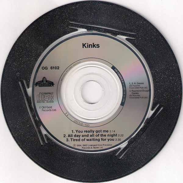 The Kinks : You Really Got Me / All Day And All Of The Night / Tired Of Waiting For You (CD, Mini, Single)