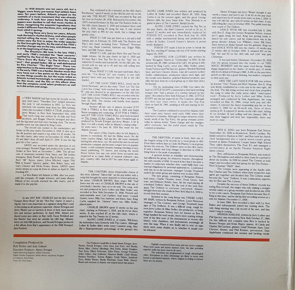 Various : Atlantic Rhythm & Blues 1947-1974 (Volume 4 1958-1962) (2xLP, Comp, RM, SP )