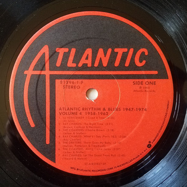 Various : Atlantic Rhythm & Blues 1947-1974 (Volume 4 1958-1962) (2xLP, Comp, RM, SP )