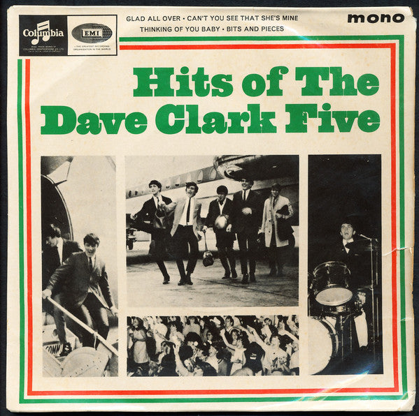 The Dave Clark Five : Hits Of The Dave Clark Five (7", EP, Mono)