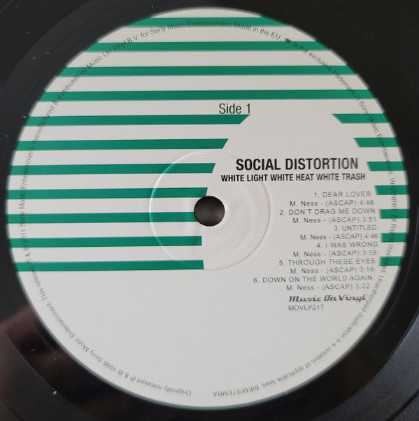 Social Distortion : White Light White Heat White Trash (LP, Album, RE, RP, 180)