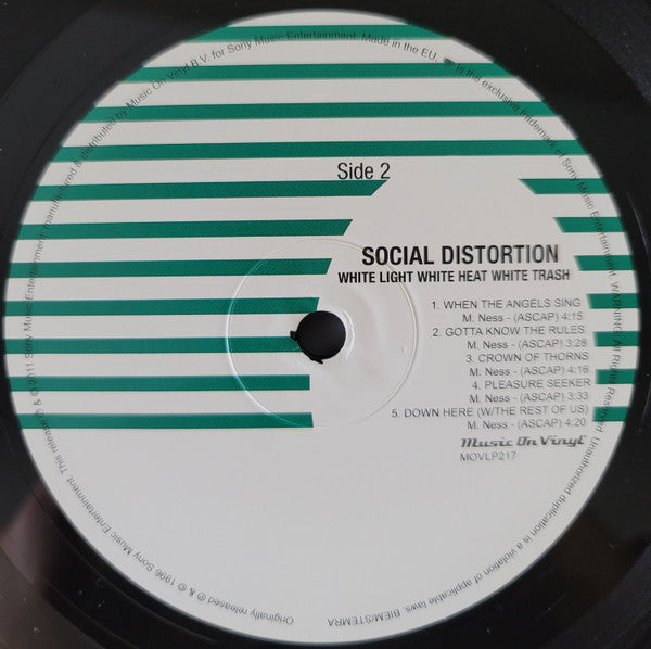 Social Distortion : White Light White Heat White Trash (LP, Album, RE, RP, 180)