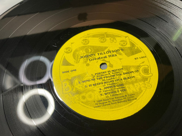 Johnny Tillotson : Johnny Tillotson's Greatest Hits (LP, Comp)