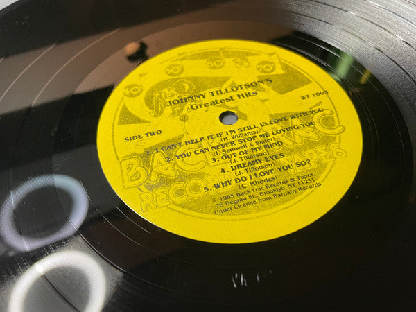 Johnny Tillotson : Johnny Tillotson's Greatest Hits (LP, Comp)