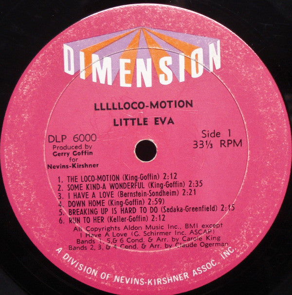 Little Eva : Llllloco-Motion (LP, Album, Mono)