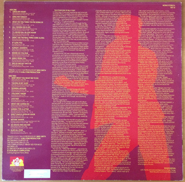 Billy Fury : Billy Fury (LP, Comp)